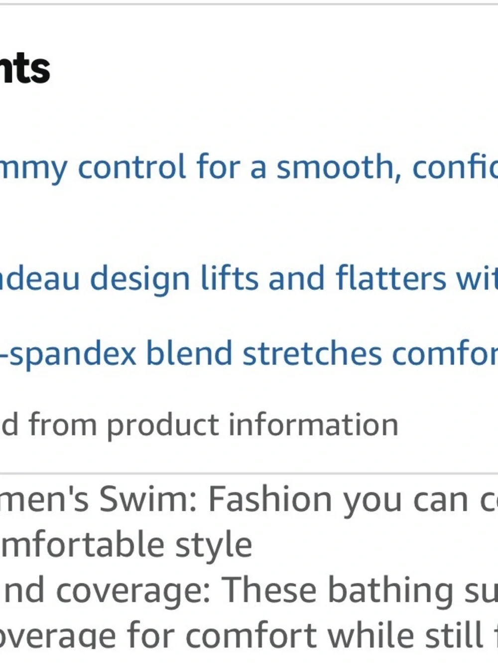 DKNY Women's U-Wire Bandeau One Piece Swimsuit with Tummy Control
XL - Picture 4 of 4